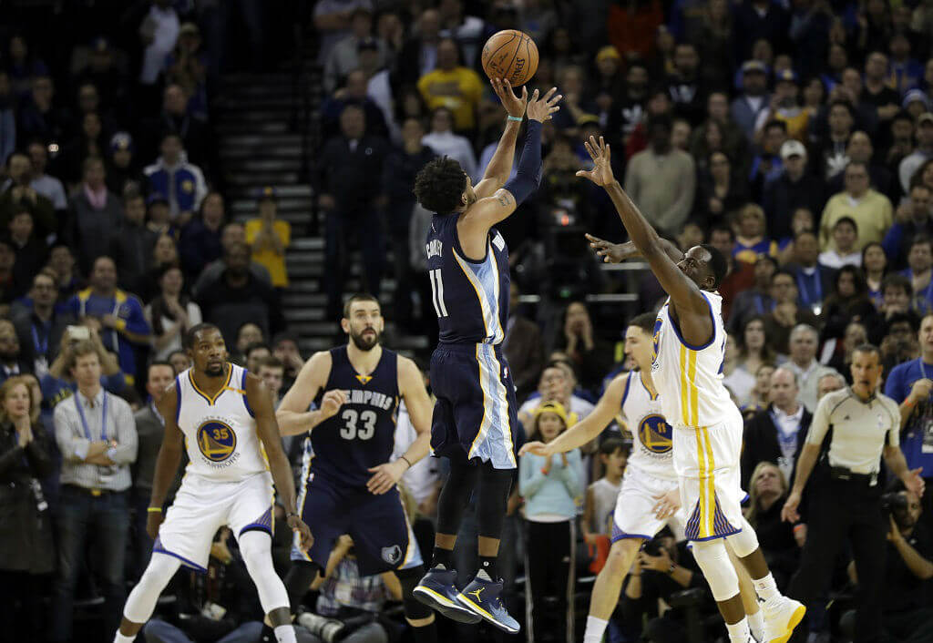 Mike Conley jumper stunned the live betting fans during the Grizzlies win over the Warriors