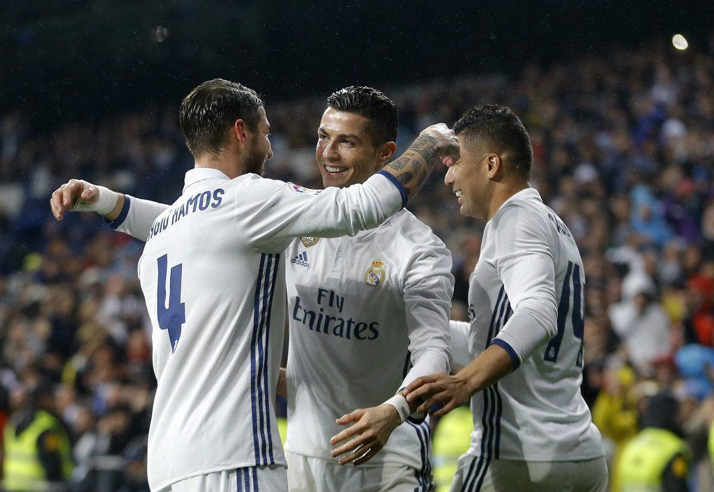 Real Madrid are now four points clear against football betting rivals Barcelona