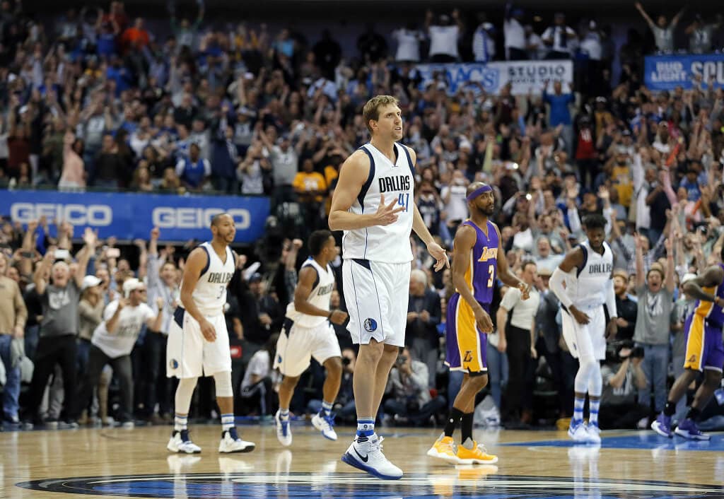 Mavs' live betting fans are delighted as Nowitzki became the sixth player in NBA history to surpass 30,000 career points
