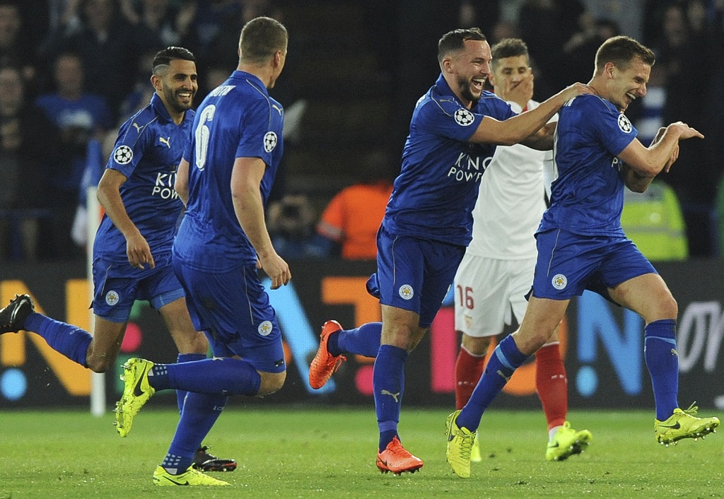 Leicester City gây bất ngờ cho các trang cá cược bằng phong độ tuyệt vời đáng ngạc nhiên trước Sevilla ở Champions League