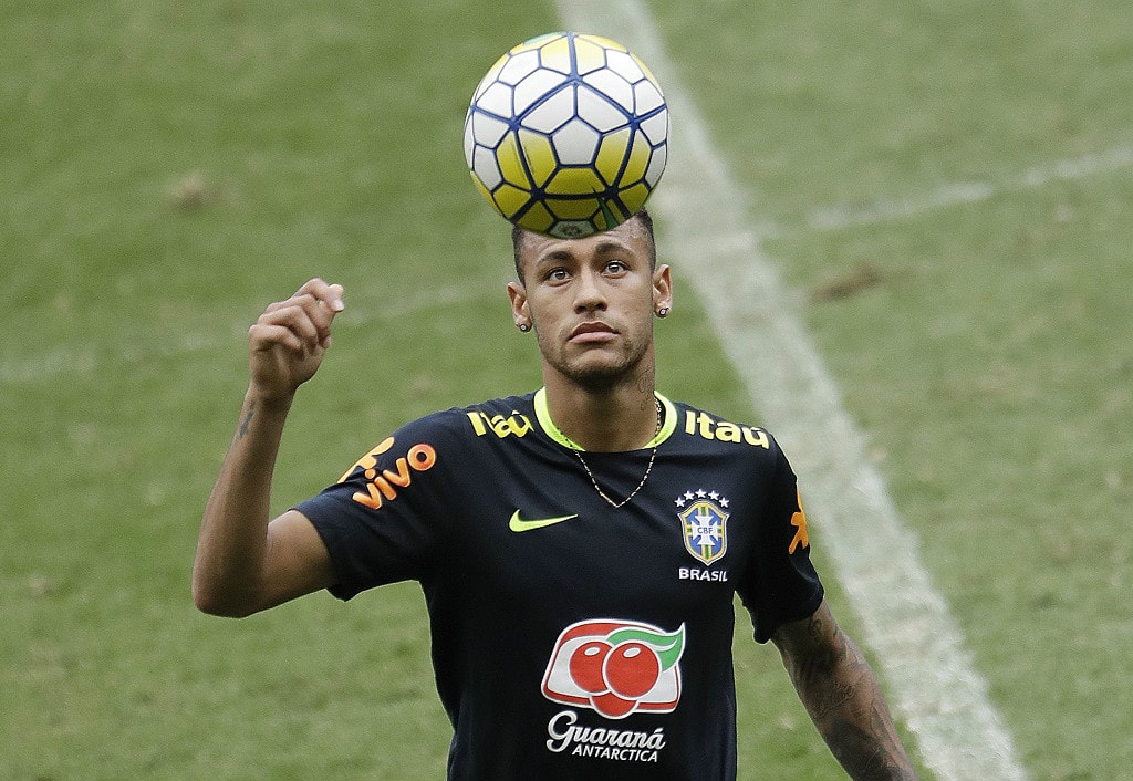 Neymar will be facing a tough football games during the absence of Brazil's key players
