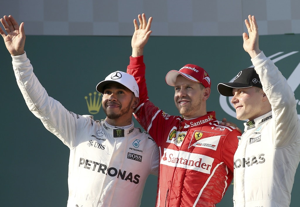 Live betting enthusiasts are amazed with Sebastian Vettel's amazing season opener form in Australian Grand Prix