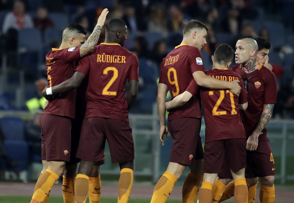 Người hâm mộ cá cược trực tiếp ngạc nhiên trước quyết tâm chiến thắng của Roma để giành ngôi vô địch Serie A