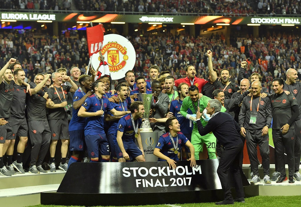 Nhà vô địch Europa League Manchester United chờ đợi rất nhiều trận bóng sau khi dành được suất dự Champions League