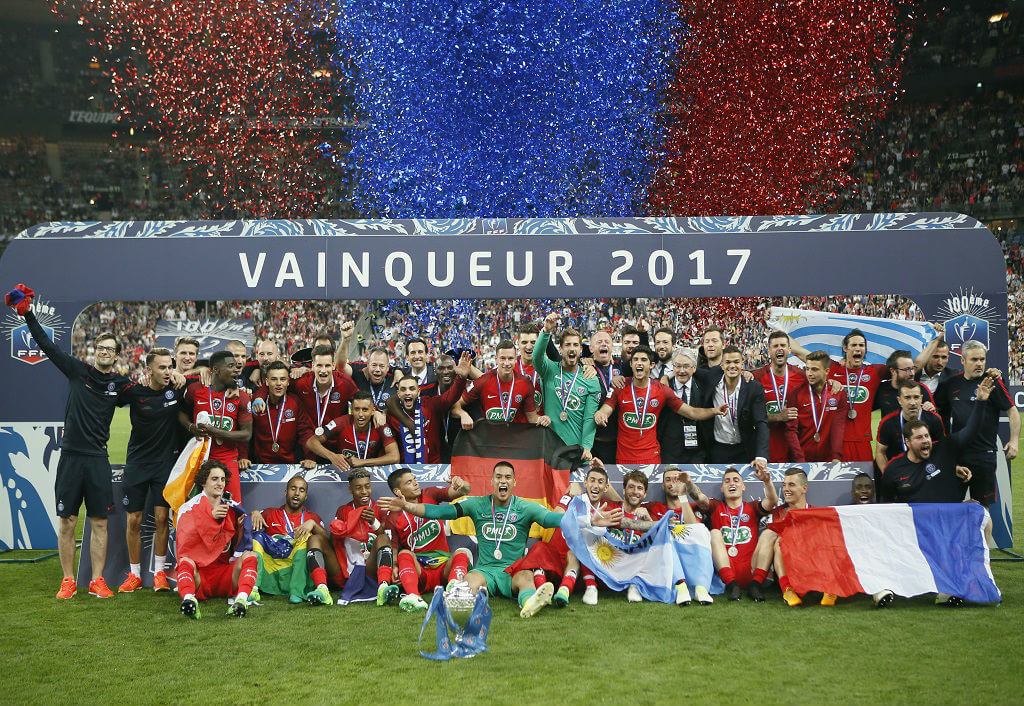 Sự thống trị của Paris St Germain ở cúp bóng đá quốc nội tiếp tục sau khi họ đánh bại Angers 1-0
