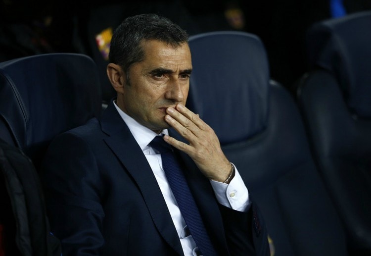 Barcelona manager Ernesto Valverde is determined on guiding his team to a new football betting record