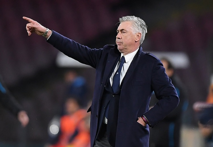 Carlo Ancelotti returns to San Siro to face his old team in the Serie A