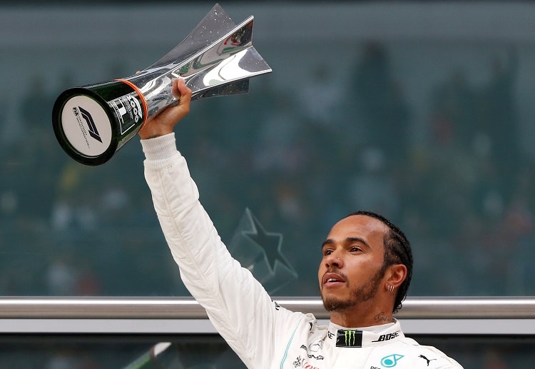Mercedes star Lewis Hamilton takes the top podium in the recently-concluded Chinese Grand Prix