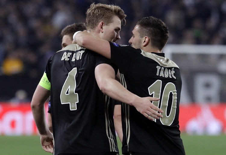 Matthijs de Ligt secured the winning goal as Ajax progressed to the semi-finals of the Champions League