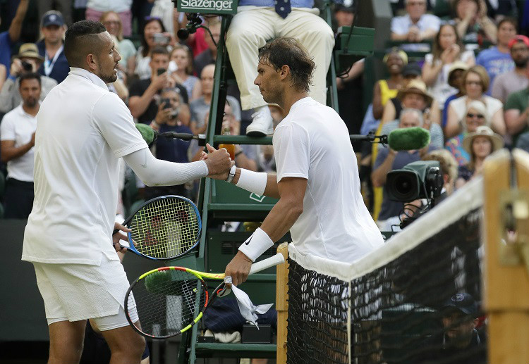 Spanish star Rafael Nadal got his 50th Wimbledon win after beating Nick Kyrgios