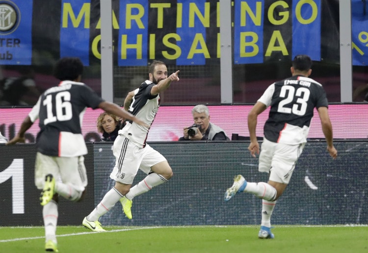 Serie A: Gonzalo Higuain scores in the 80th minute of Juventus' match against Inter Milan