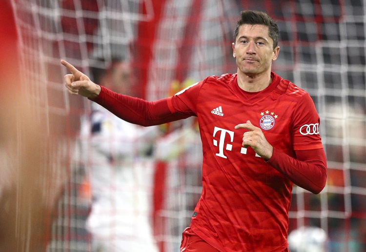 Robert Lewandowski is the man of the match for Bayern after helping them secure a win in DFB Pokal Round of 16