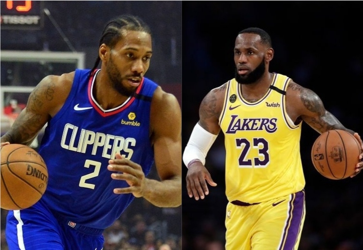로스앤젤레스의 라이벌인 클리퍼스와 레이커스는 2019/20 NBA 우승을 놓고 싸우는 우승 후보들이다.