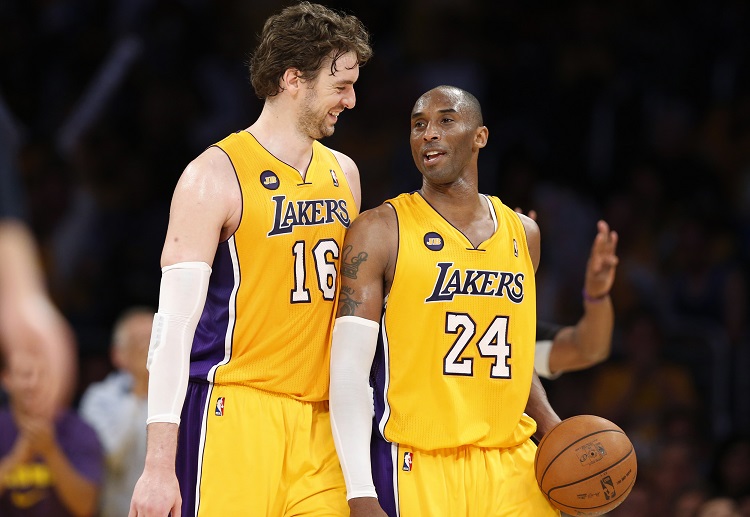 Pau Gasol and best friend Kobe Bryant were one of the most deadliest duos in the NBA