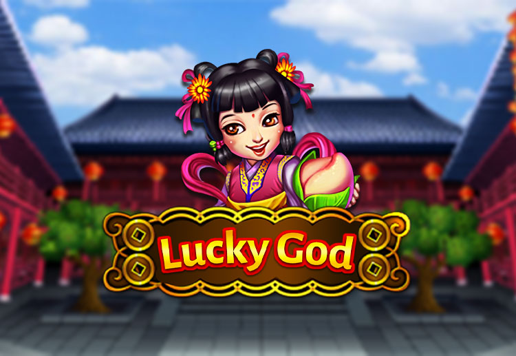 Trò chơi Lucky God của SBOBET bao gồm vòng xoay 3x5 với 9 đường chiến thắng
