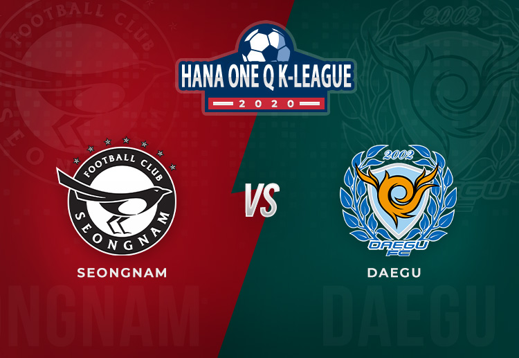 Unbeaten Seongnam are determined to extend their winning streak in the K-League ahead of their match against Daegu FC