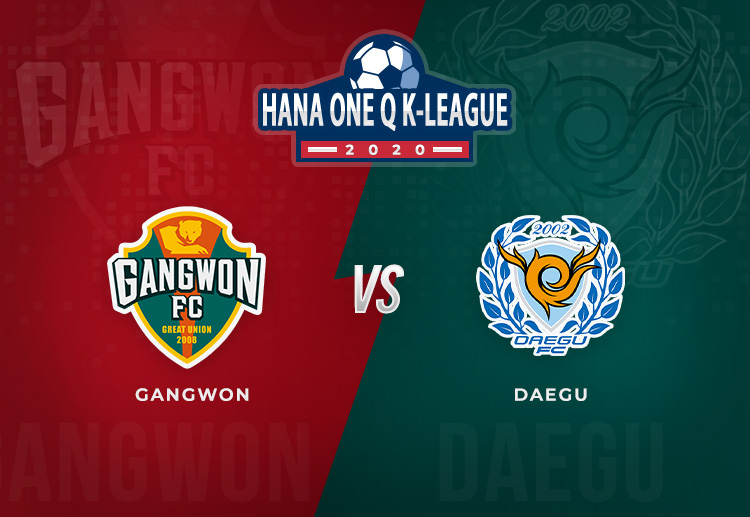 Daegu aim to snap their two-game K-League losing streak when they face Gangwon