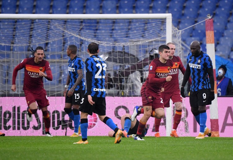 Serie A: AS Roma share points with Inter Milan after the match ended in a 2-2 draw