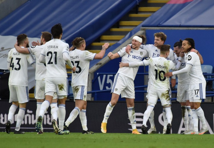 Leeds United ended Leicester City's seven match unbeaten run in the Premier League