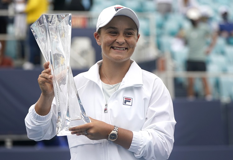 Ashleigh Barty wins this year's Miami Open title against Bianca Andreescu