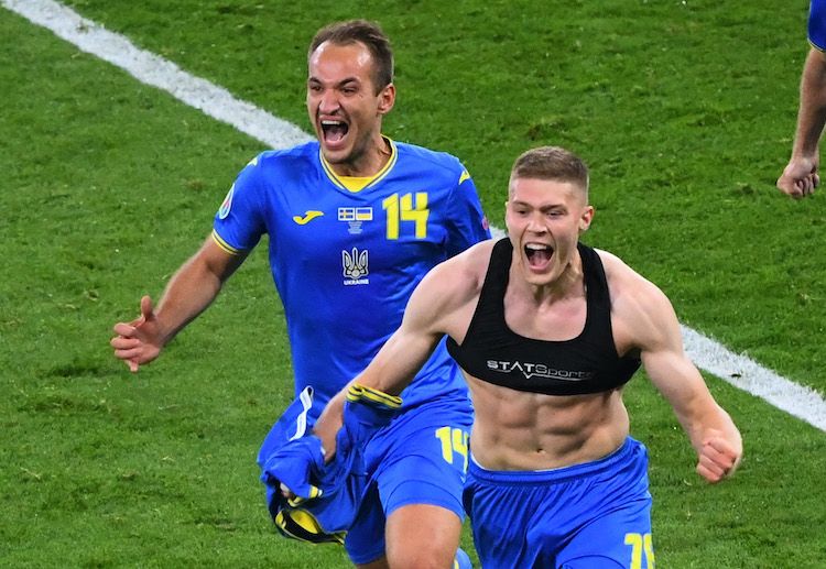 Artem Dovbyk hits an extra-time goal to lead Ukraine to victory against Sweden in Euro 2020 round of 16 match