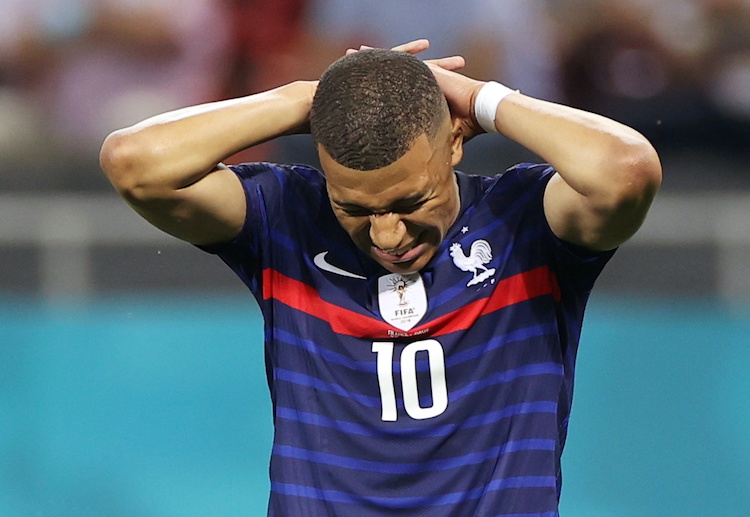 Kylian Mbappe seems disappointed after causing France's elimination in Euro 2020