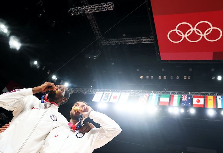 Setelah Olimpiade 2020, Kevin Durant menjadi pencetak poin terbanyak ketiga.