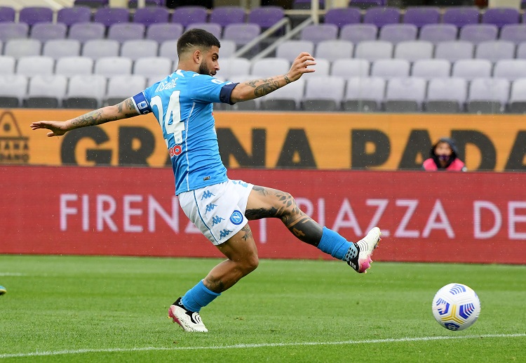Napoli's Lorenzo Insigne is expected to score against Juventus in the Serie A