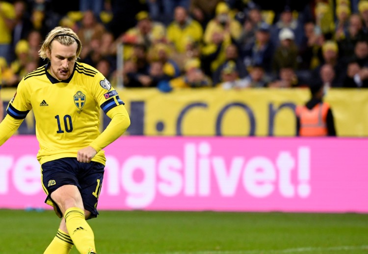 Emil Forsberg scored in Sweden's previous World Cup 2022 qualifiers match