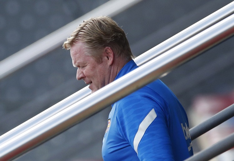 Under-fire boss Ronald Koeman sets his sights in bringing Barcelona to a top-four finish