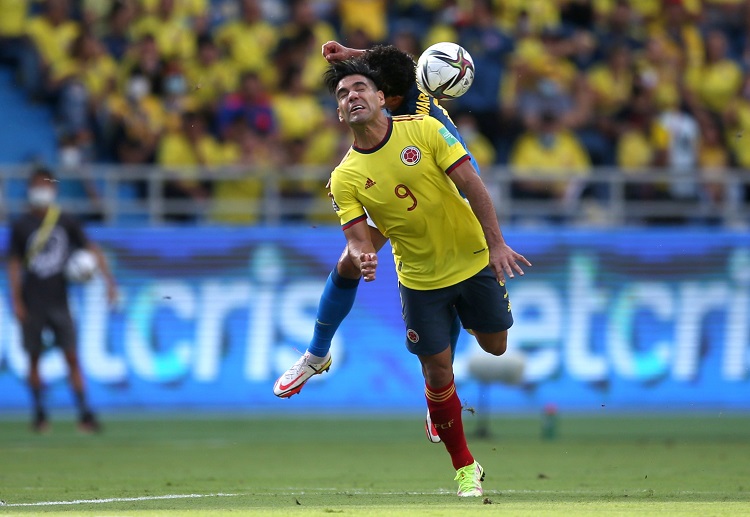 Colombia’s Radamel Falcao aims to score against Peru in the World Cup 2022 qualifiers