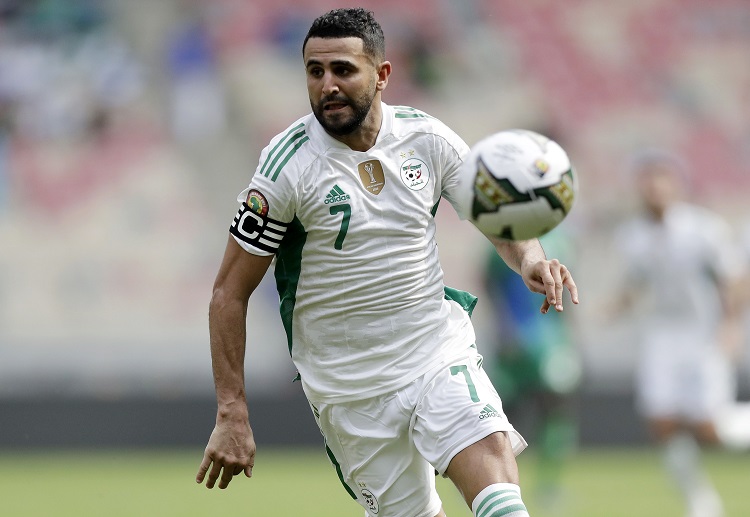 Riyad Mahrez prepares as Algeria clash against Cameroon in the World Cup 2022