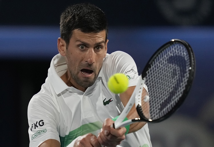 Novak Djokovic is back in training ahead of the Monte-Carlo Masters