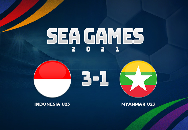Egi Maulana Vikri cetak gol pembuka di Sea Games 2022 ketika melawan Myanmar U23
