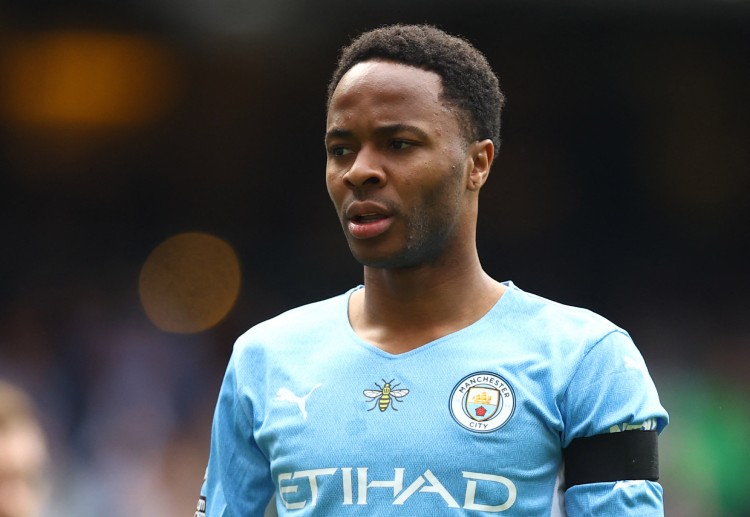 Raheem Sterling finished the Premier League 2021-22 with 13 goals scored