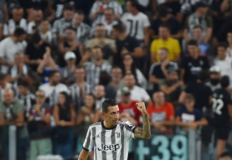 Angel Di Maria opened the scoring in Juventus' last Serie A victory against Sassuolo