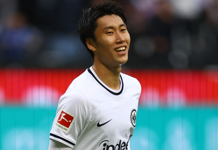Daichi Kamada là tiền vệ ghi nhiều bàn nhất ở Bundesliga 22/23