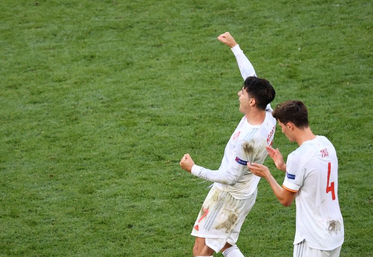 Spain's Alvaro Morata aims to score against Costa Rica in the World Cup 2022