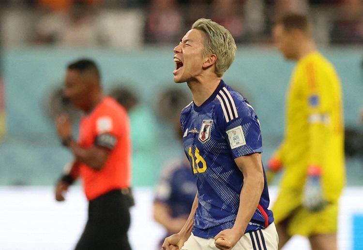 Can Takuma Asano score for Japan once more in their upcoming World Cup 2022 match?