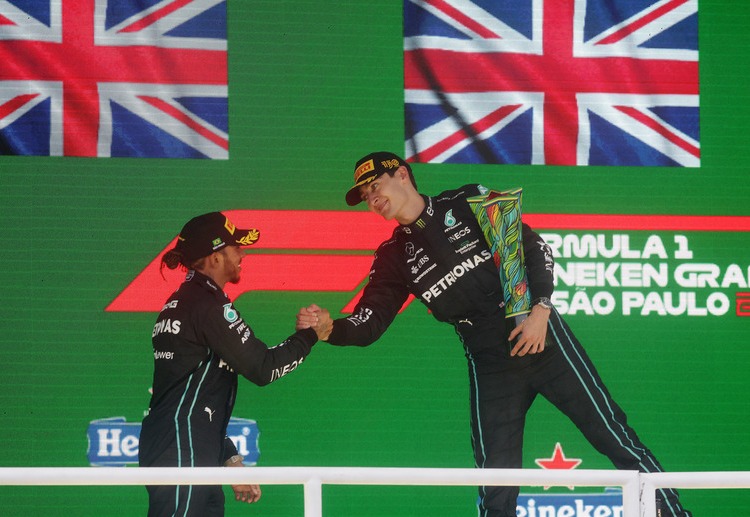 Mercedes drivers George Russell and Lewis Hamilton have finished 1-2 in the 2022 Sao Paulo Grand Prix