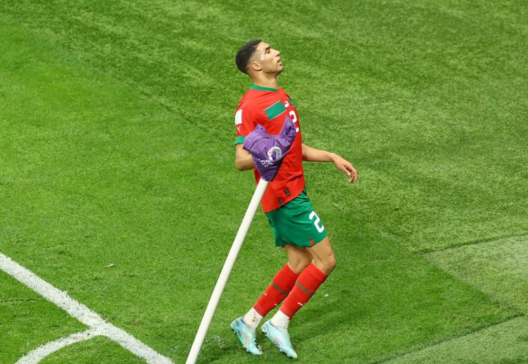 Achraf Hakimi bawa Maroko ke semifinal Piala Dunia.