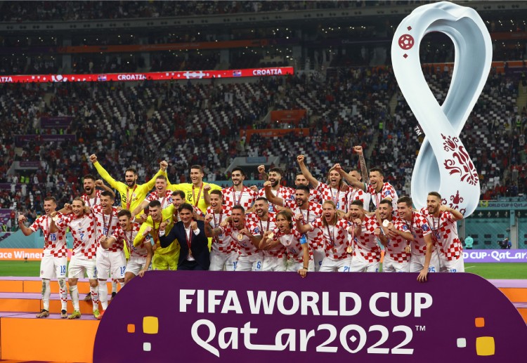 World Cup: Gvardiol đánh đầu quyết đoán mở tỷ số cho Croatia ngay phút thứ 7.
