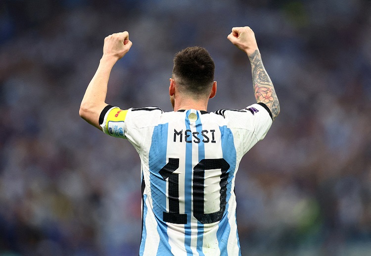 Lionel Messi top skorer di Piala Dunia.