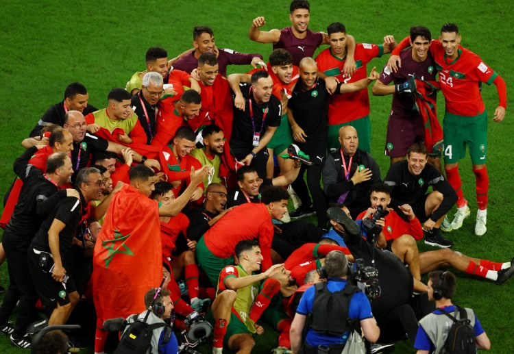Maroko jadi tim Afrika ke 4 di perempat final Piala Dunia.