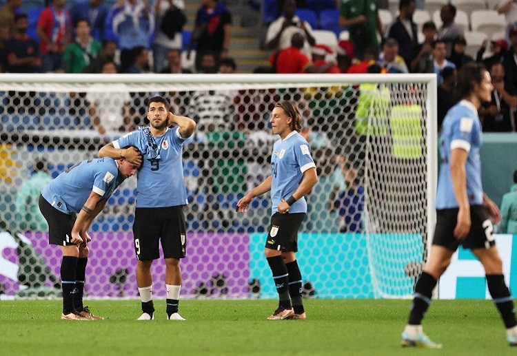 Uruguay bị loại sớm ở vòng bảng World Cup 2022.