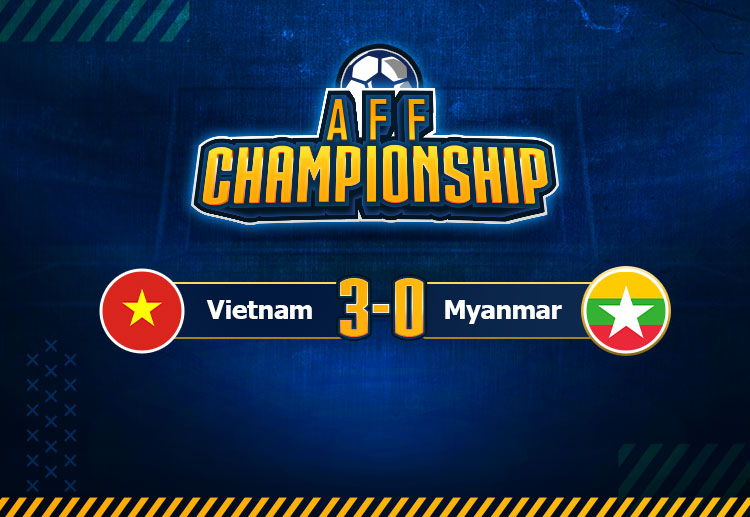 AFF Cup: Sau một vài nỗ lực, ĐT Việt Nam có bàn thắng tiếp theo.