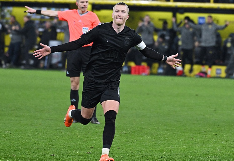 Marco Reus and co. will be looking to earn Borussia Dortmund's 9th consecutive Bundesliga win