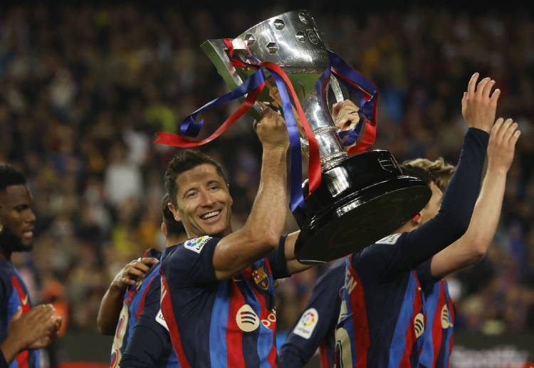 Robert Lewandowski made a stellar La Liga debut season as Barcelona won the domestic league