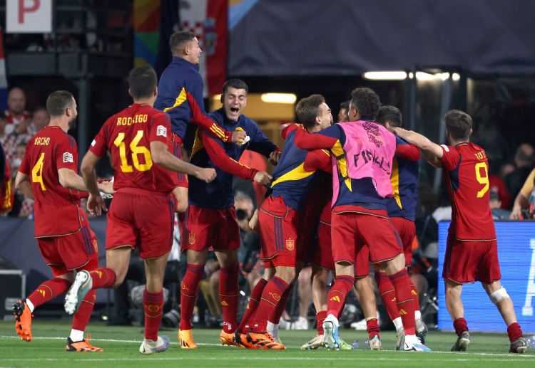 UEFA Nations League betting odds underdogs Spain have beaten Croatia in the finals
