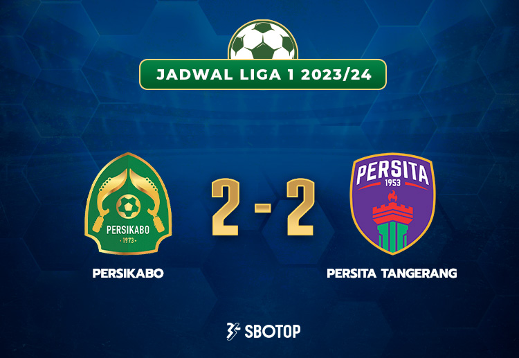 Skor akhir Liga 1: Persikabo 1973 2-2 Persita Tangerang